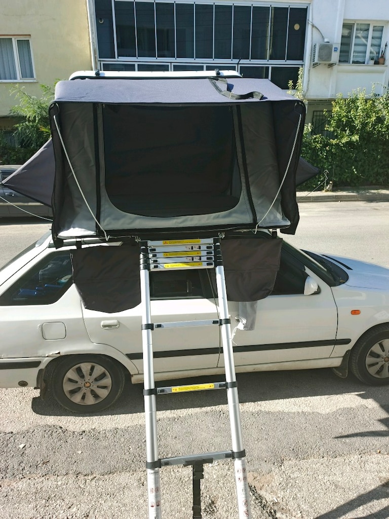 Gipsy sport araç üstü çadır + büyük oda + yan tente - 2