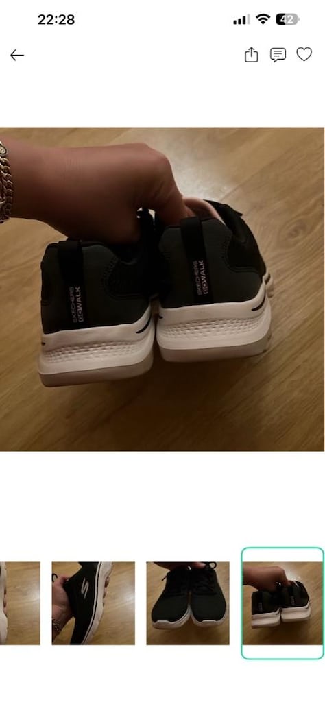 Skechers Siyah Spor Ayakkabı - 2