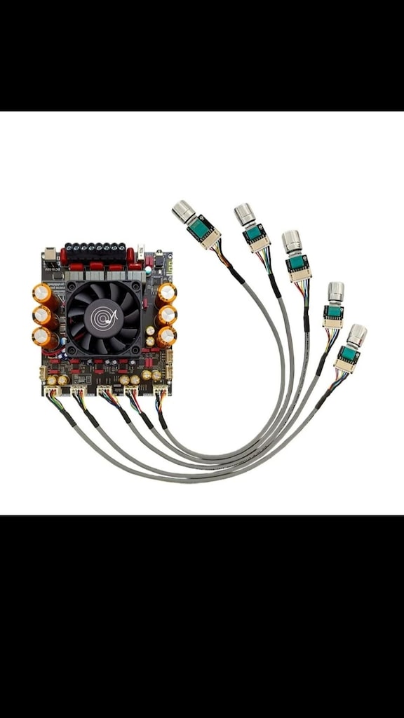 ZK-AS21P 1200W TPA3255 2.1 Bluetoth Amplifikatör potans kablolu - 5