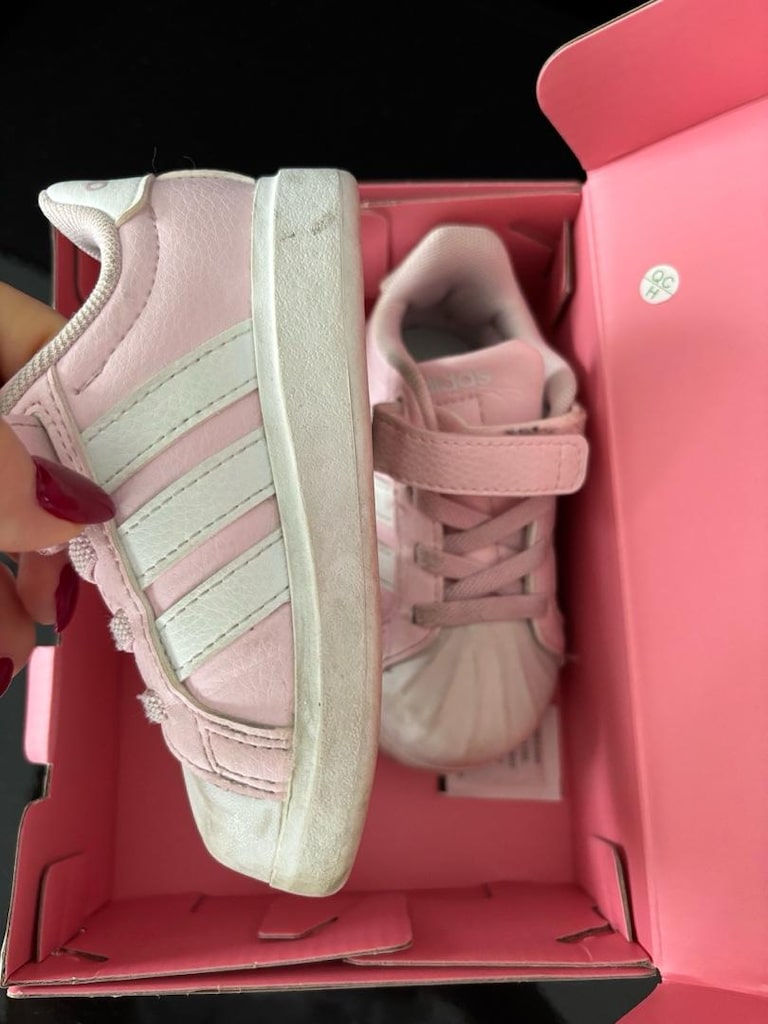 Adidas Pembe Sneaker 21 numara - 3