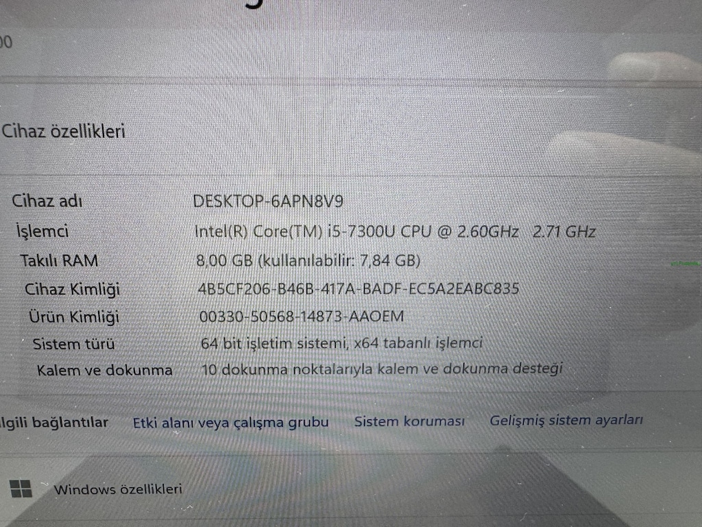 THİNKPAD YOGA 370 - İ5 7. NESİL 8 GB RAM 256 M2SSD DOKUNMATİK - 5