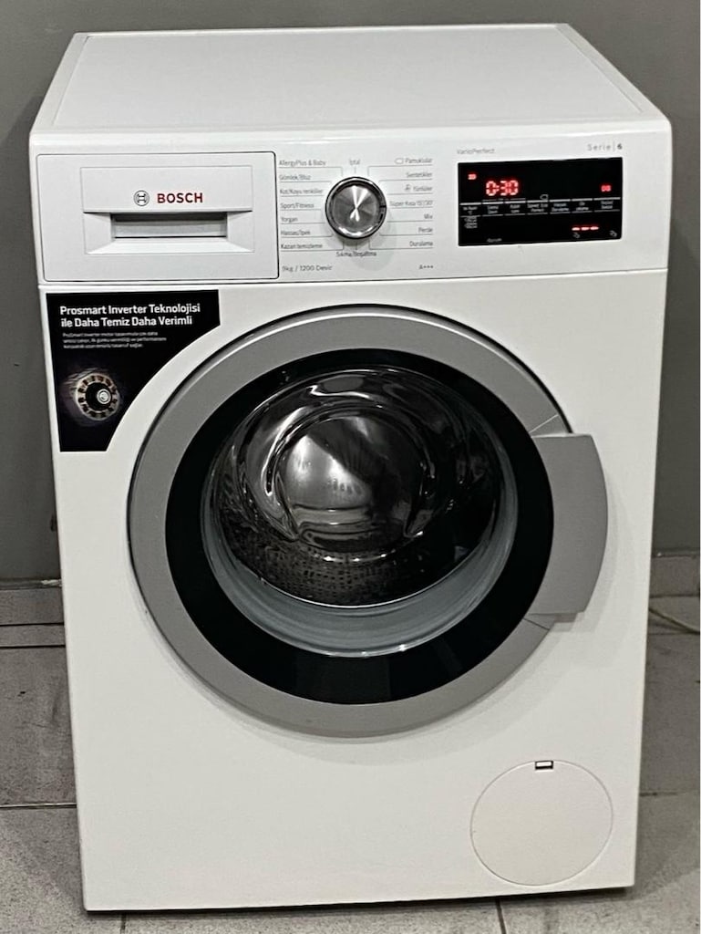 Bosch 9 Kg 1200 Devirli İnverter A+++ Serie 6 Çamaşır Makinesi - 3