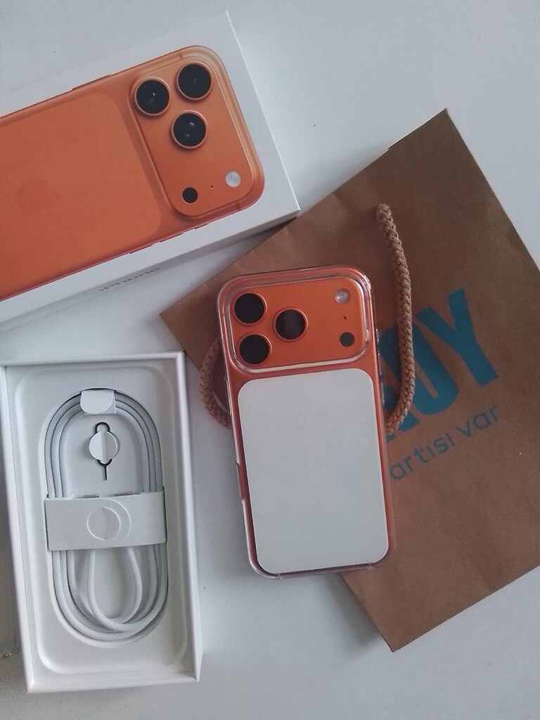 Memurdan 15 Ay Apple Tr Garantili iPhone 17 Pro 256GB Kozmik Turuncu - 2