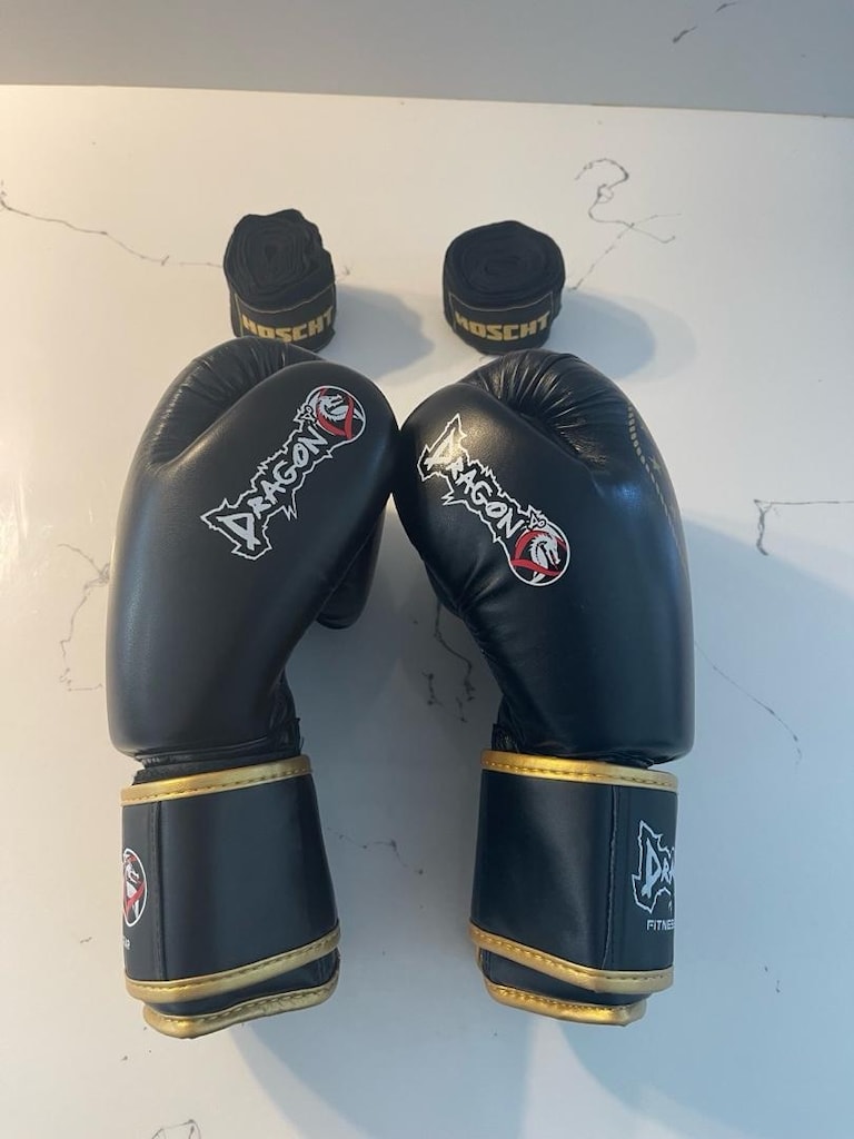 Dragon 10 OZ Boks Eldiveni + Bandaj | Temiz Kullanılmış | - 3