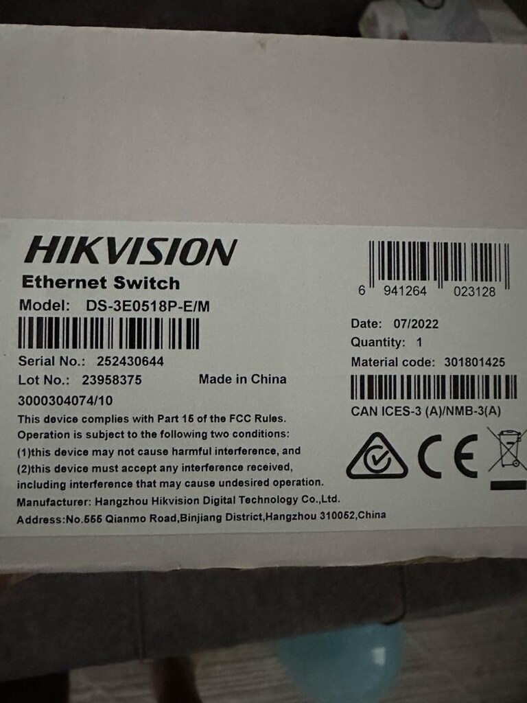 Hikvision 16 port poe switch - 2