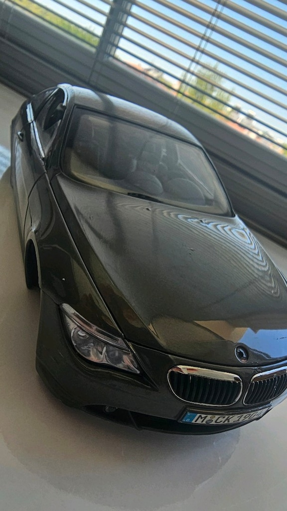 BMW 6 Serisi Metal Model Araba – Hasarlı | Yedek Parça / Restorasyonlu - 2