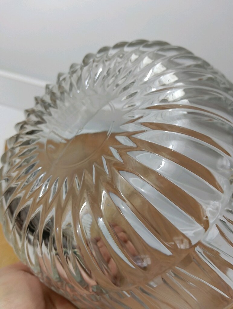 0 yeni. büyük salata servis cam kase. - 2