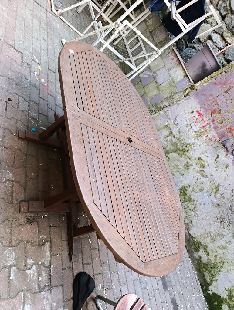 masa dış mekan ahşap - 5