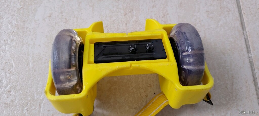 ışıklı topuk pateni flashing roller her ayakkabı için - 3