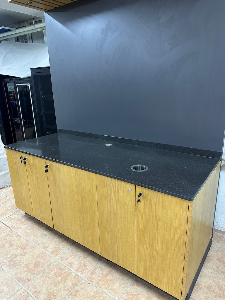 KLAS OFİS ÜSKÜDAR 200x80x242 cm MERMER TEZGÂHLI BANKO İKİNCİ EL - 6