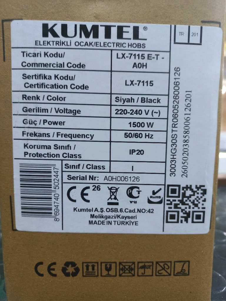 Elektrikli Ocak (1500 Watt) - 2