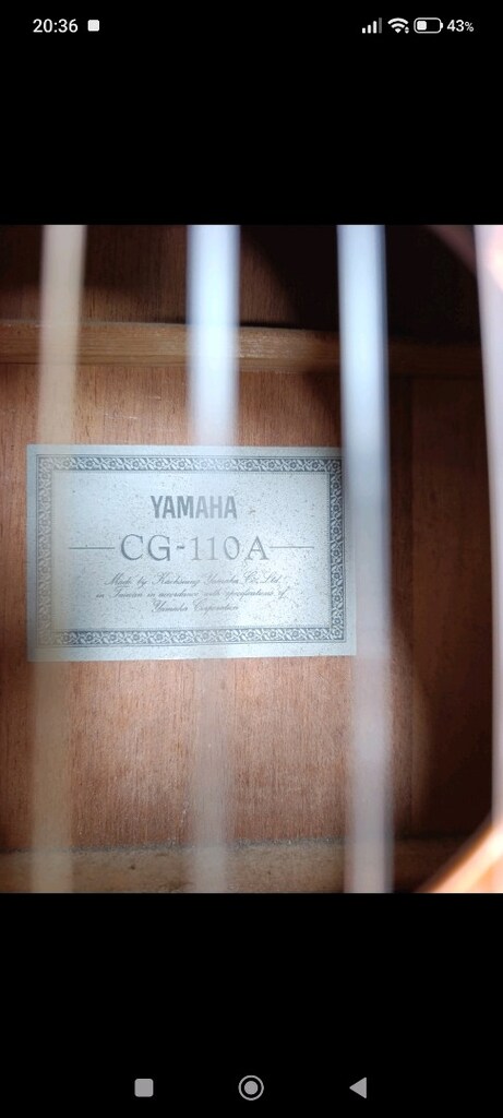 YAMAHA CG-110 A klasik gitar - 2