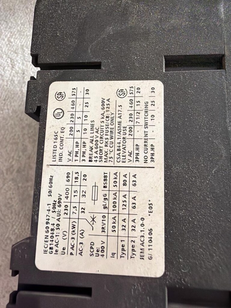 siemens kontaktör, kontaktör, Siemens - 4