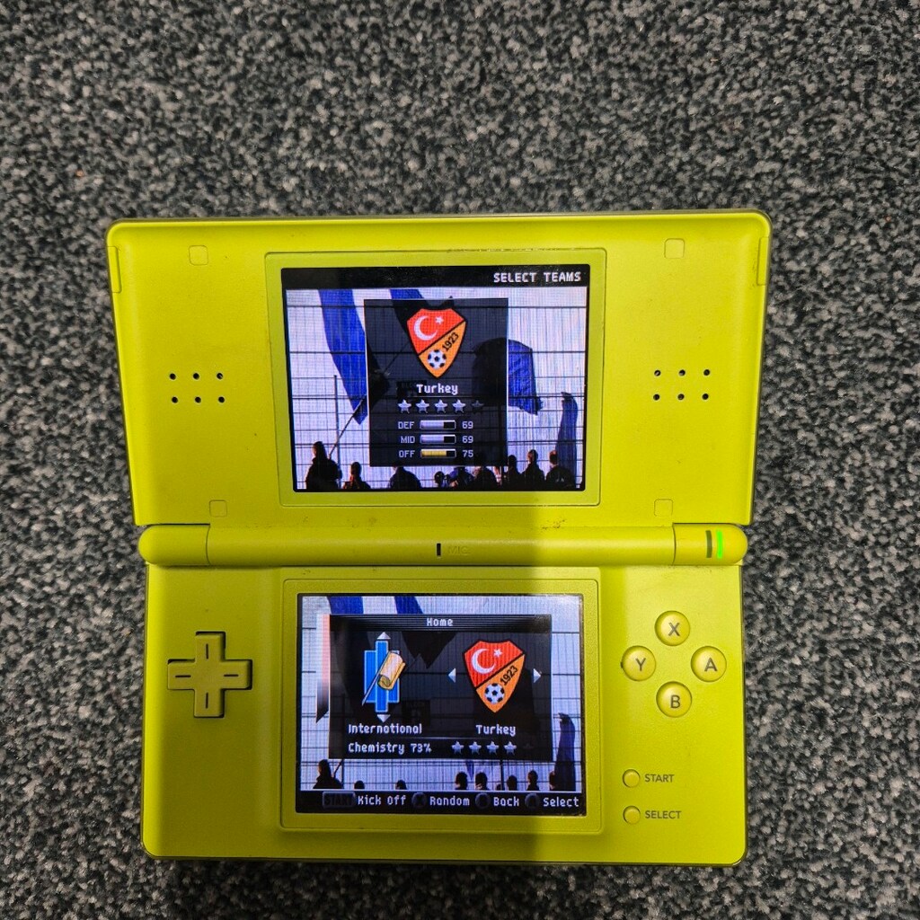 Nintendo DS Lite Lime Green + Hard Case - 2