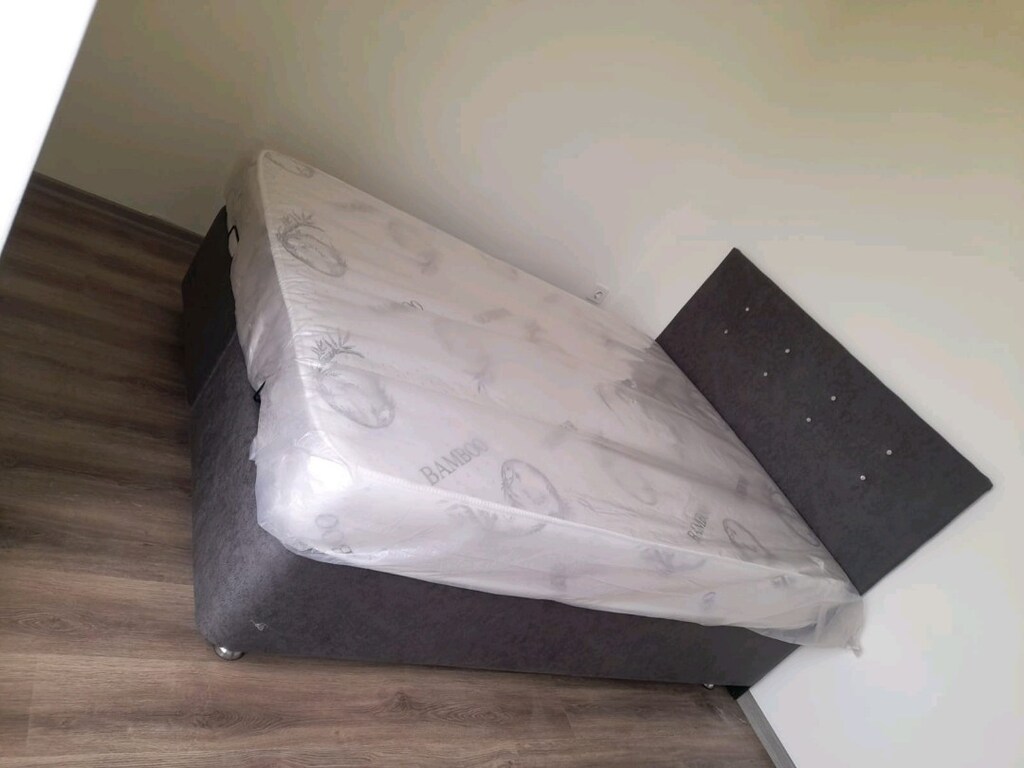 çift kişilik yatak baza başlık 3lü set - 2