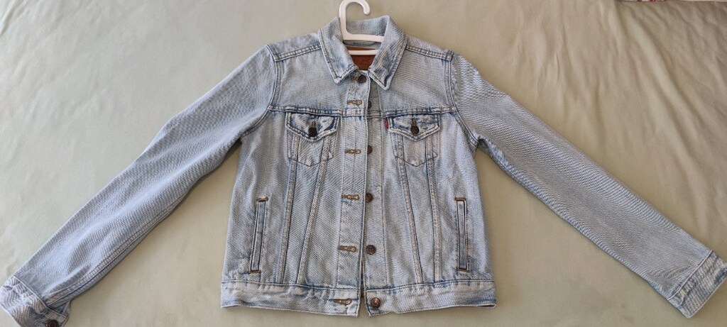 Düğmeli Kadın Denim Ceket - 3