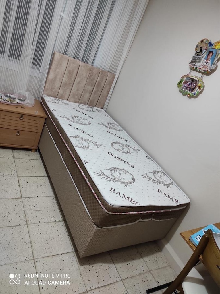 ultra lüks tek kişilik 90x190 baza başlık yatak sıfır ürün dev kampany - 5