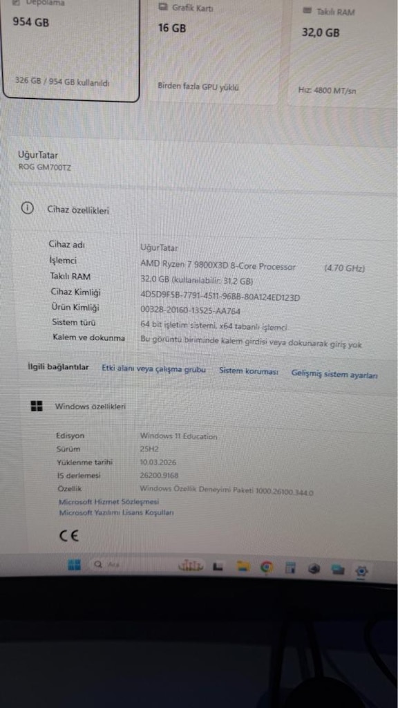 Asus G700 Oyuncu Masaüstü Bilgisayarı DDR5 Full Sistem - 5