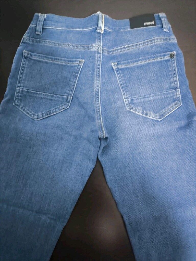 Mavi 9-10 yaş Jean pantolon - 3