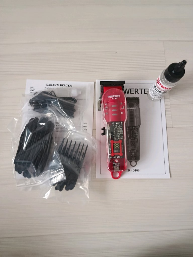 Powertec Tr3100 Traş Makinesi-Ara Makas Ve Düz Makas - 7