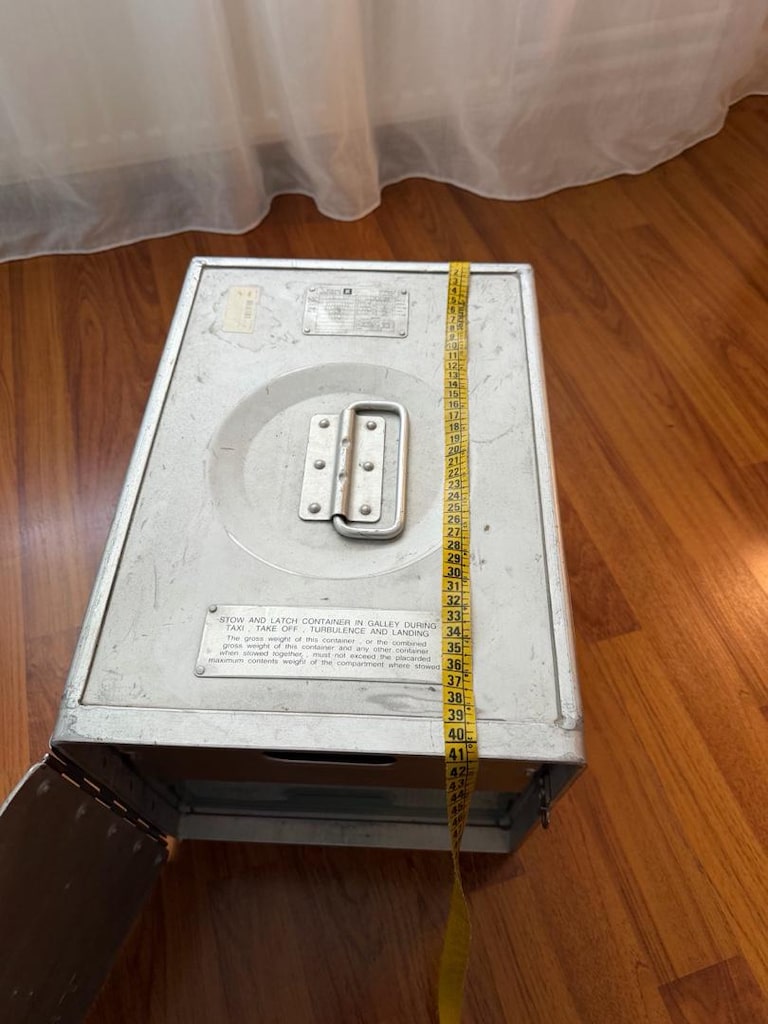 THY Uçak İçi Metal Servis Kutusu Çekmece – Galley Box - 11