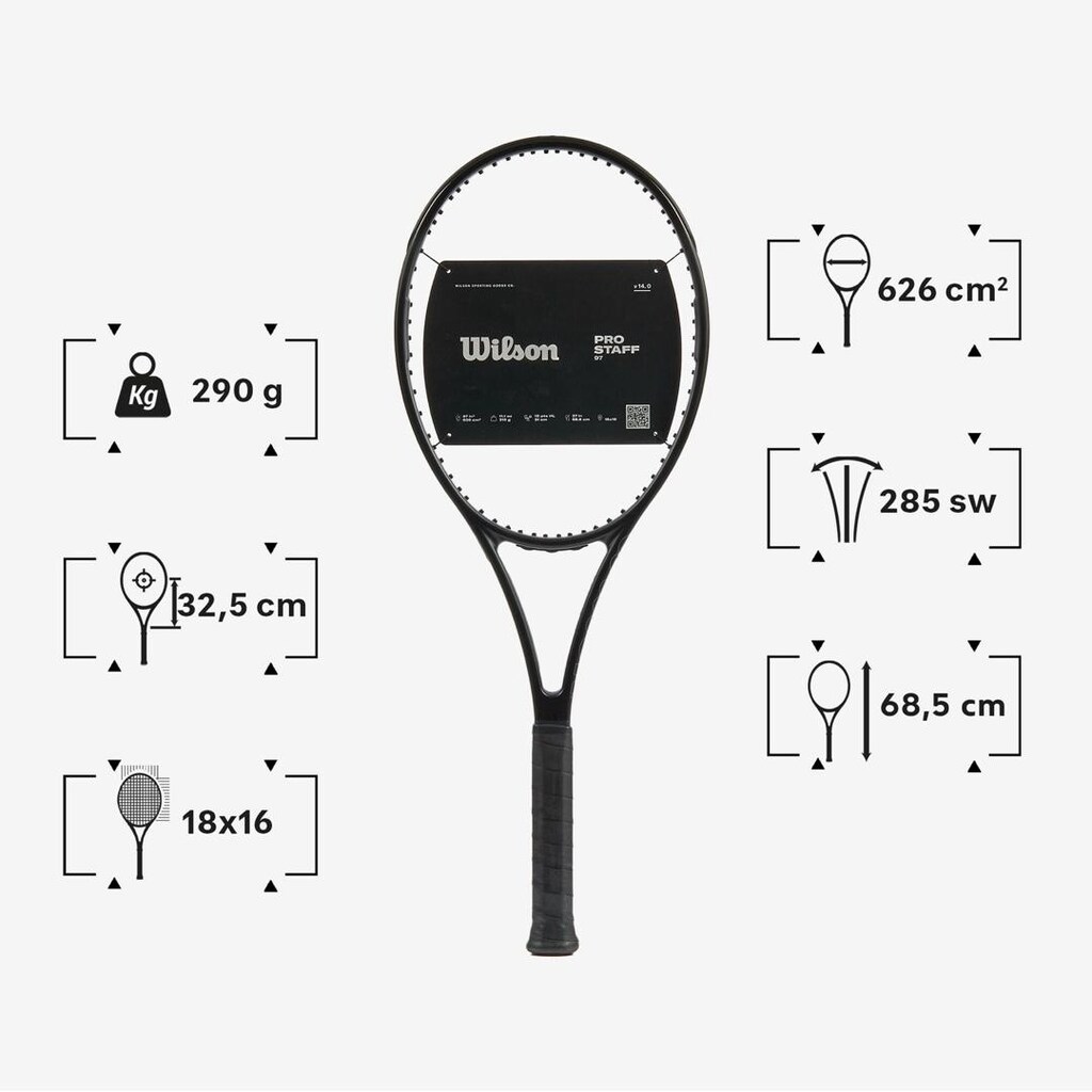 Hiç Kullanılmamış Wilson 97LS v14 Raketi - 4