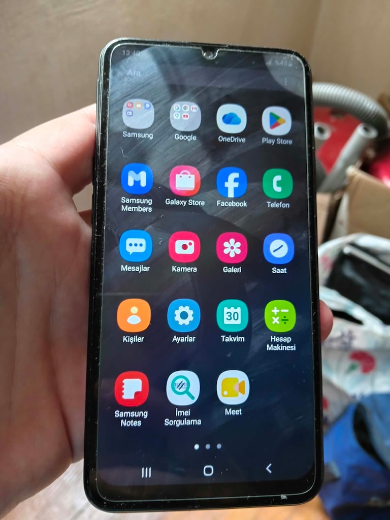 Samsung A10S Akıllı Android Cep telefonu 2.El temiz sorunsuz. - 2