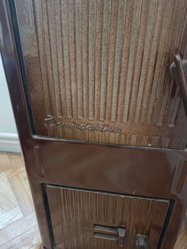 Demirdöküm Antika Art Deco - Emaye kaplı döküm soba. - 5