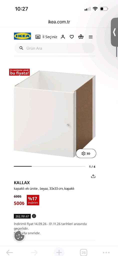 İkea Kallax 147 x 147 cm açık raf / Kitaplık - 7