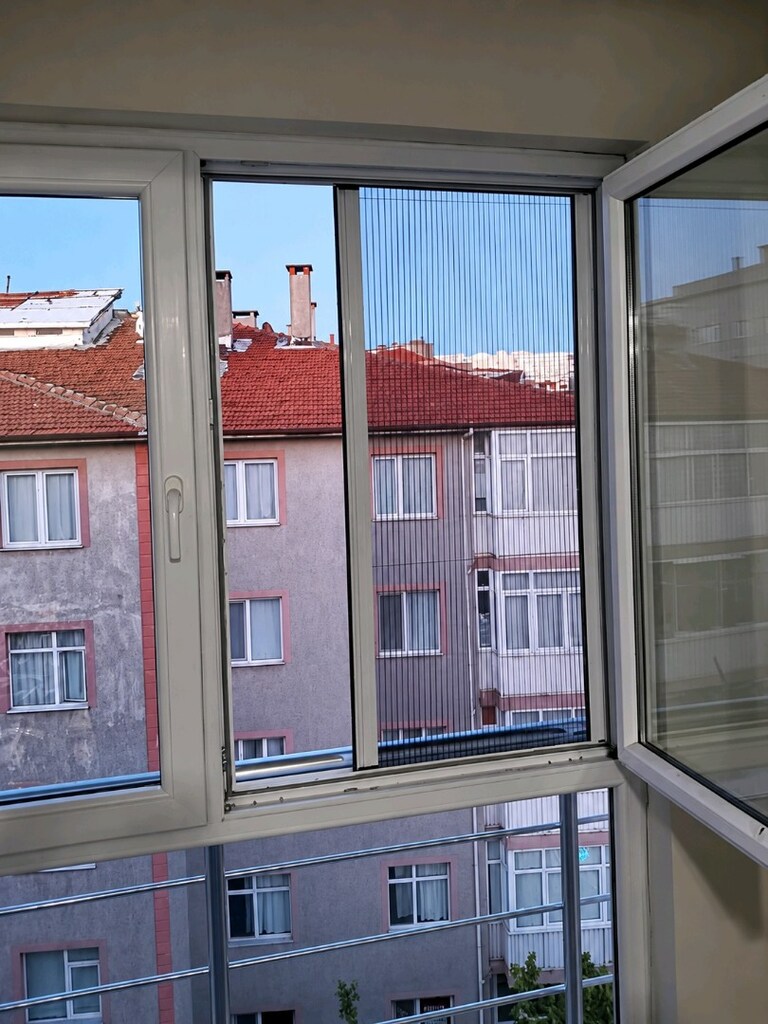 SİNEKLİX Akordeon Sürgülü Pencere Sinekliği | Özel Ölçü | Montajsız - 7