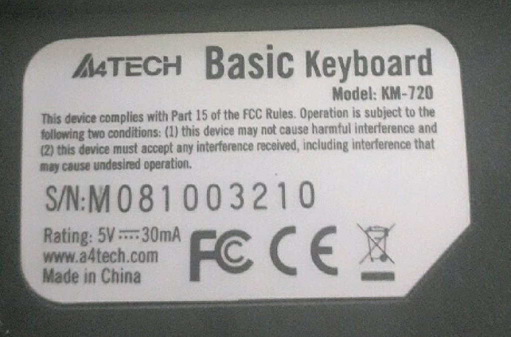A4 TECH KM-720 SINAV KLAVYESİ - 2
