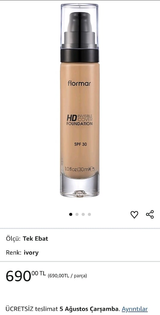 Flormar Fondöten Bej - 2