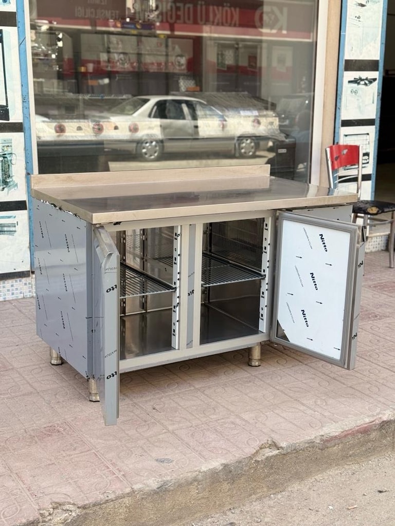 tezgah altı dolap tezgah altı krom soğutucu dolap endüstriyel dolap - 17