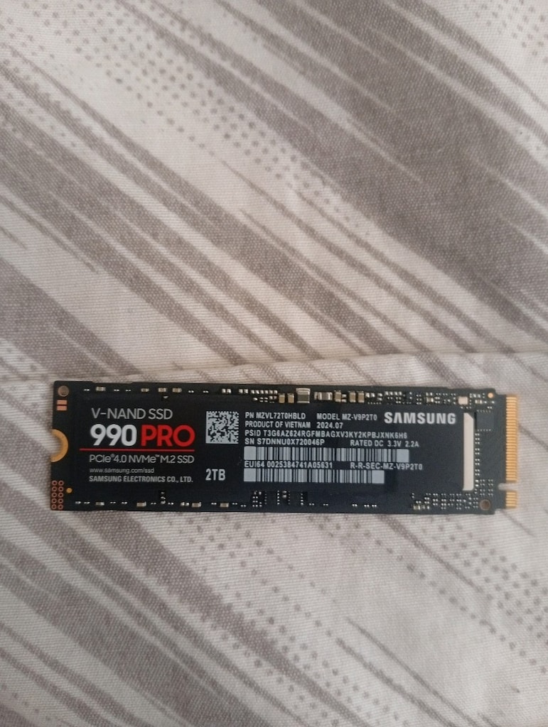 Sıfır ayarında Samsung 990 pro 2 tb ssd - 3