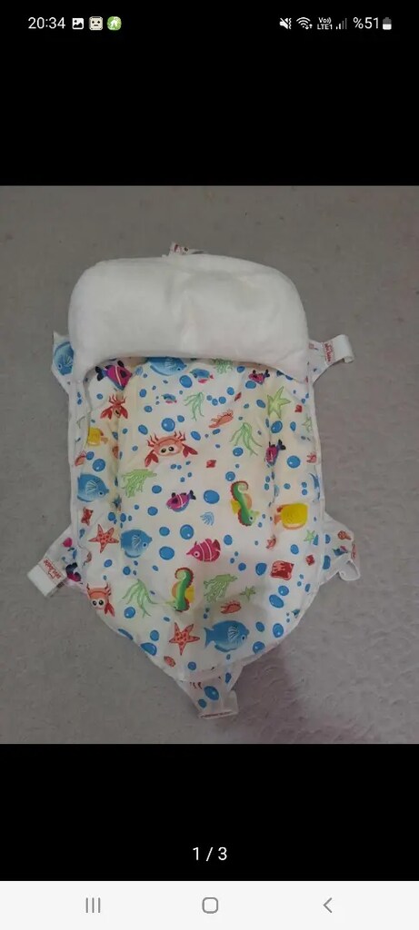 Sevi bebe destekli banyo filesi - 2