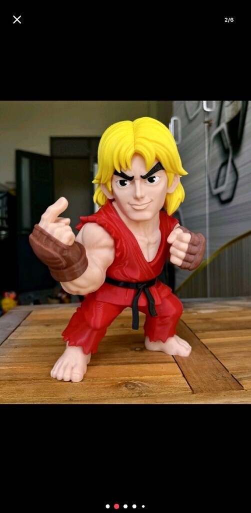 Street Fighter Ryu ve Ken Figür Seti - Özel Tasarım Hediyelik - 6