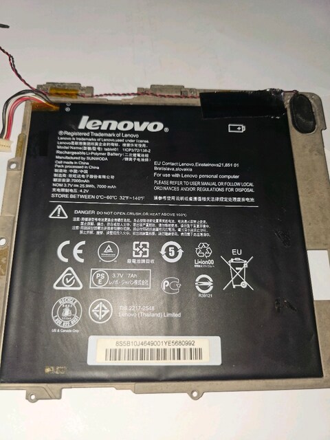 Lenovo Mix 300 orijinal batarya hoparlör soketli