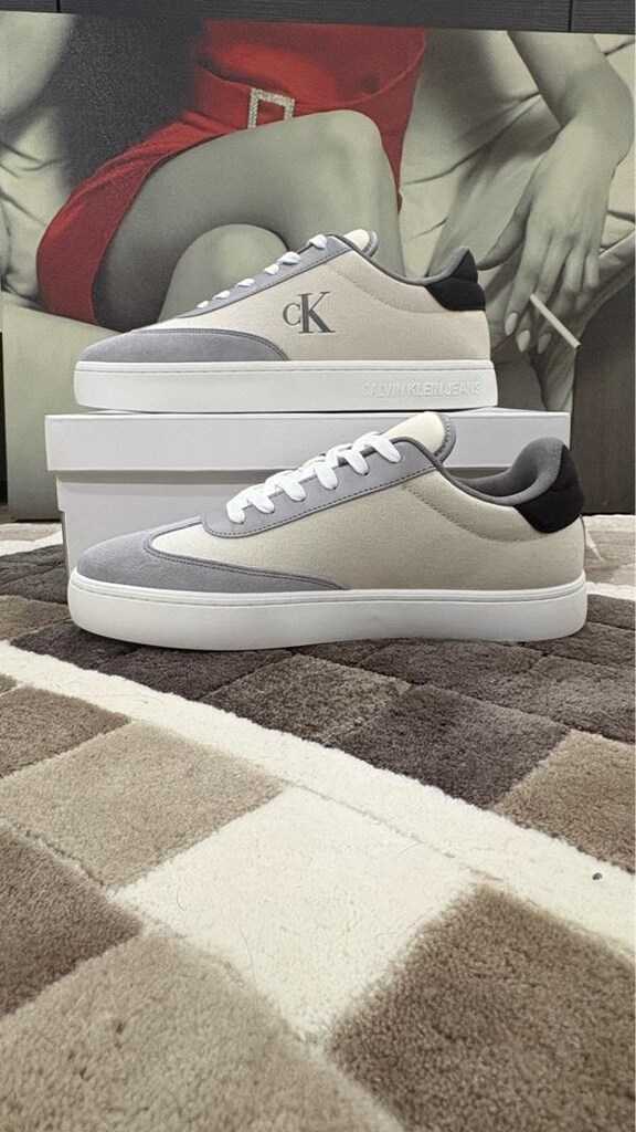 Calvin Klein Erkek Beyaz Spor Ayakkabı Sneaker - 3