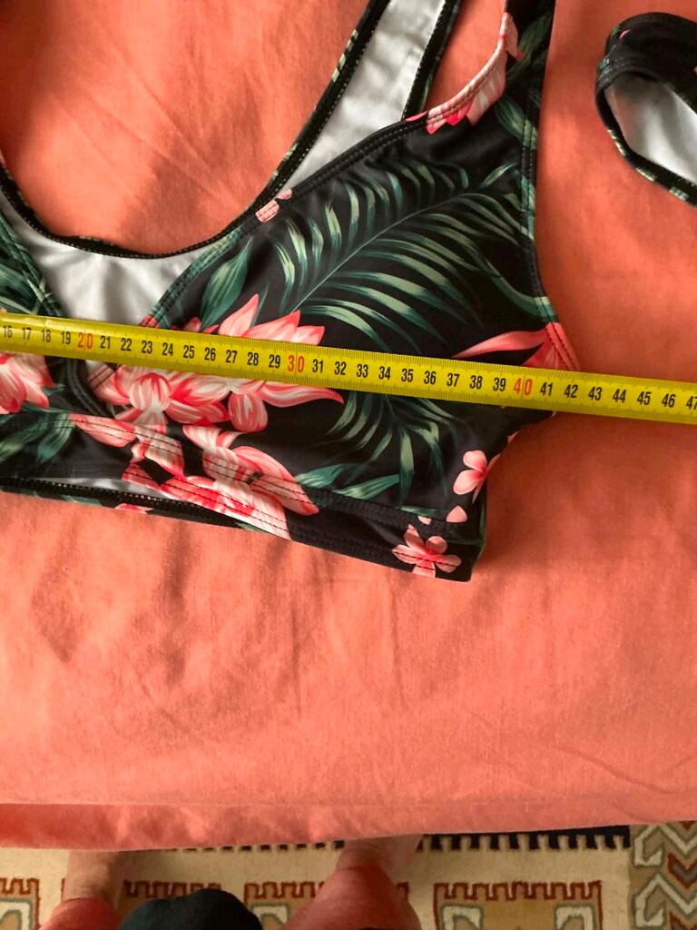 Tropikal Desenli Bikini Takımı - 4