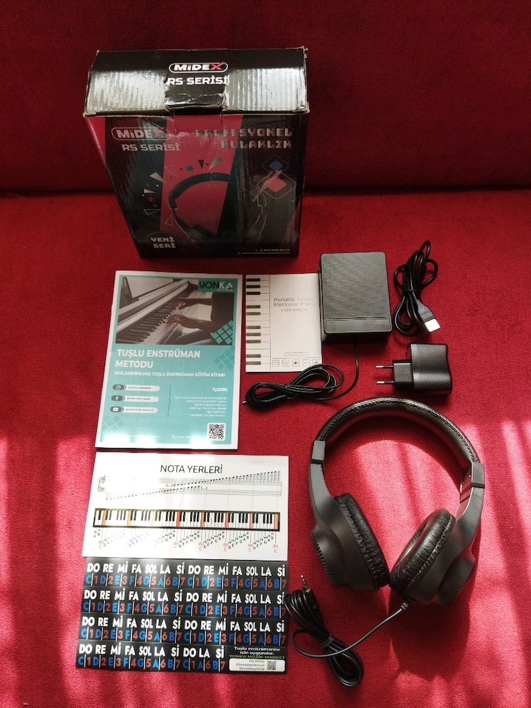 MIDEX PLX-100BK 88 Tuş Taşınabilir Dijital Piyano - 6