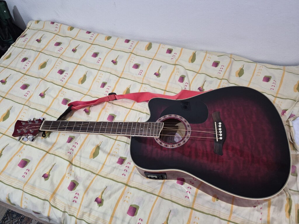 Tenson GA-10CE Elektro Akustik Gitar + Oxy Dolgulu Kılıf - 5