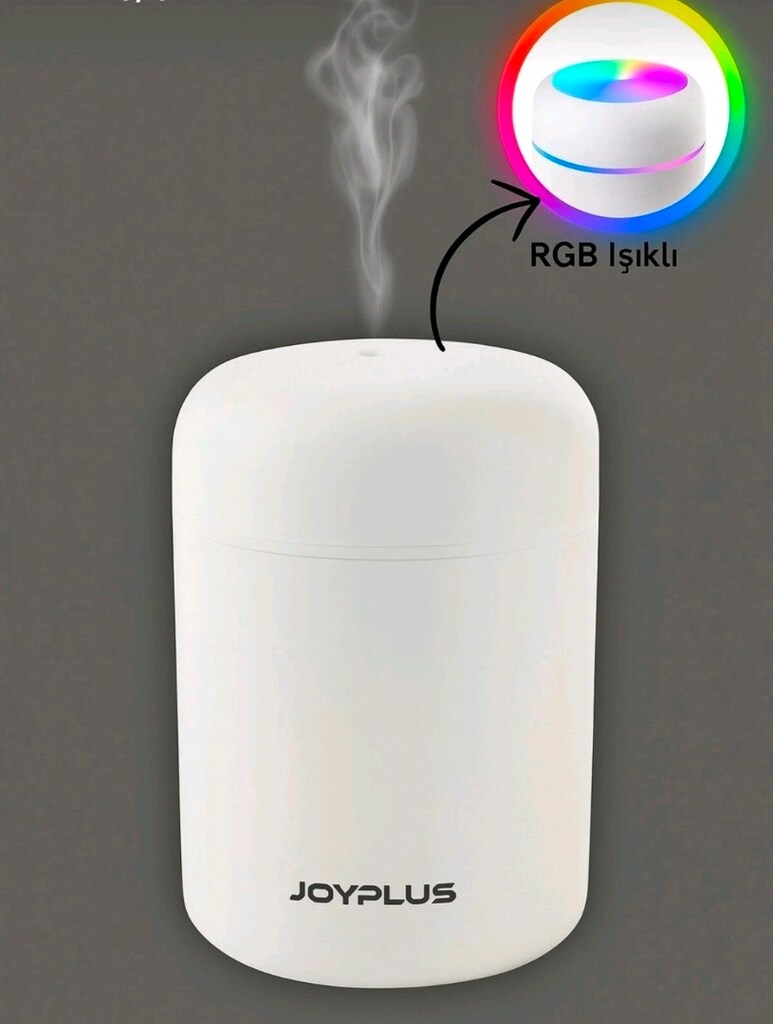 Joyplus ultrasonic RGB hava nemlendirici. BEYAZ Sıfır kutusunda. - 2