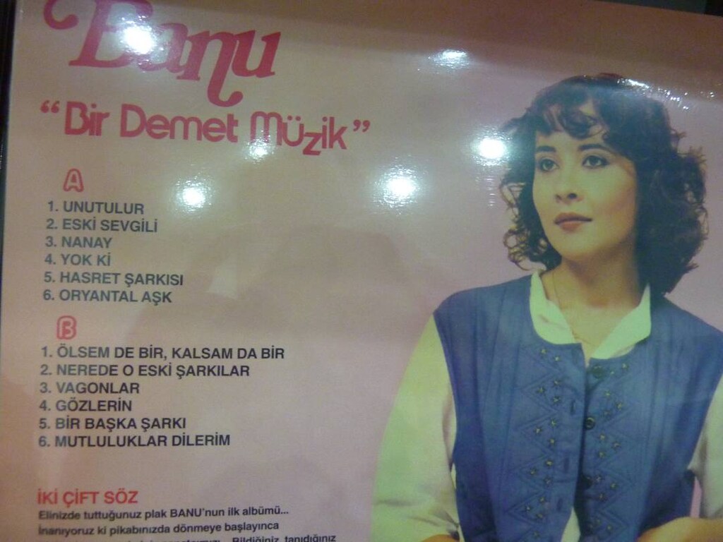 BANU BİR DEMET MÜZİK ALBÜMÜ SIFIR YENİ PLAK 33 DEVİR LP - 2