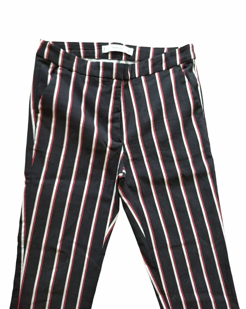 MANGO COLA PAÇA YIRTMAÇ LİKRALI PANTOLON - 6