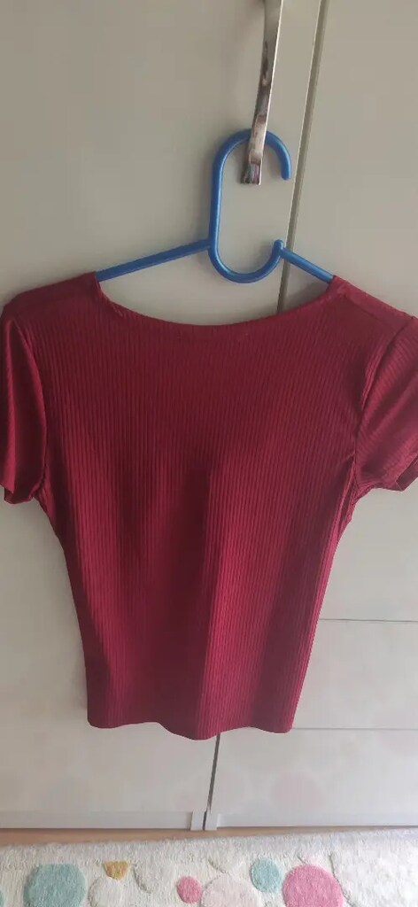 Bordo kadın tişört - 3