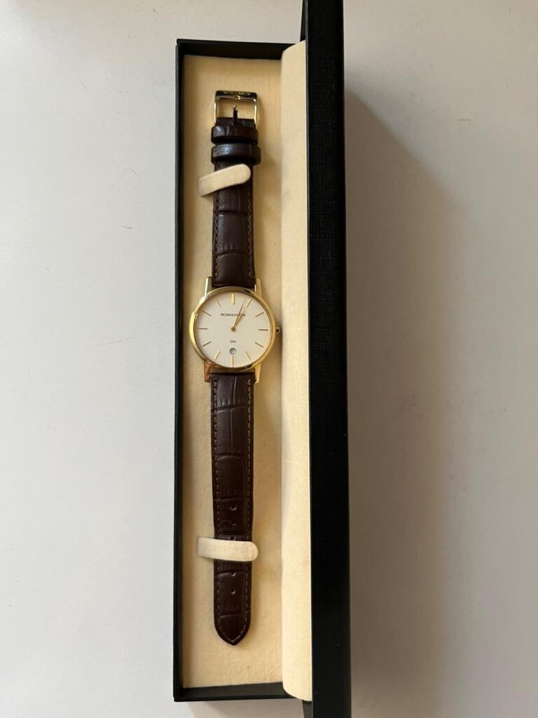 Romanson Slim 24K Erkek Kol Saati - 4