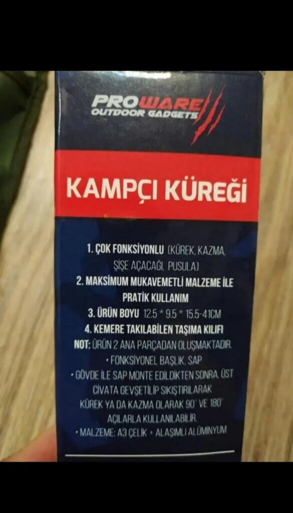 Kampçı Küreği - 7