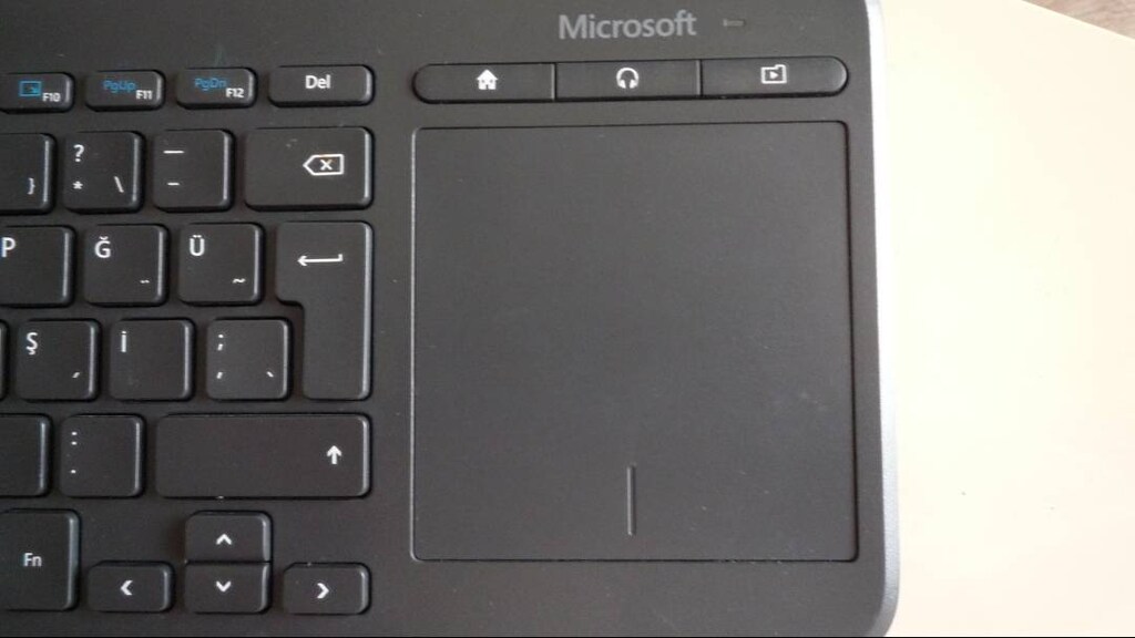 Microsoft Türkçe Kablosuz Touchpad'li All-In-One Multimedya Klavye - 3