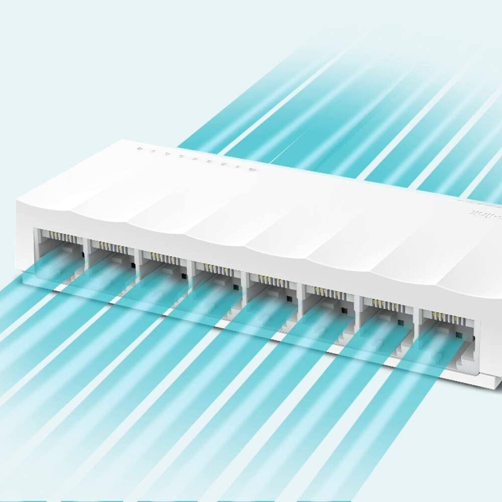 TP-Link LS1008 8 Port 10/100 Mbps Fast Ethernet Switch Beyaz - 5