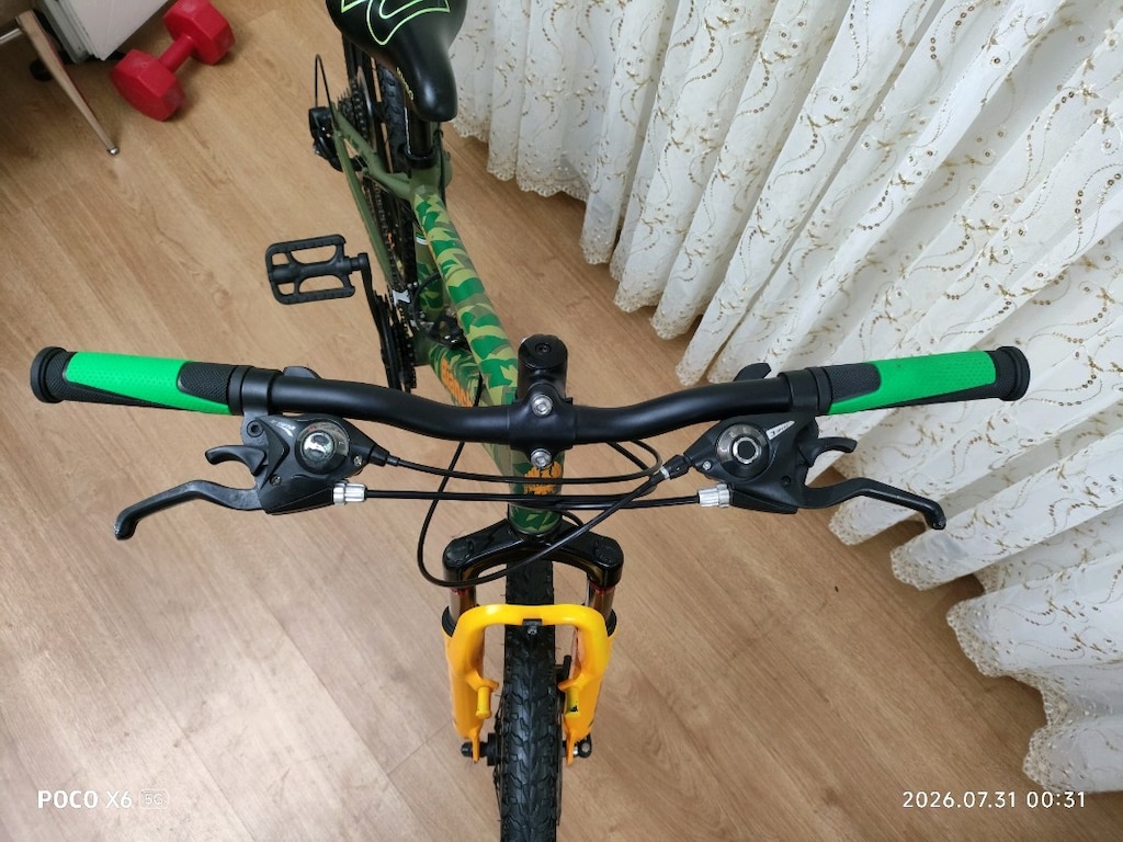 Tertemiz, komple bakımlı 24" Bianchi Spider 401 disk frenli bisiklet - 10